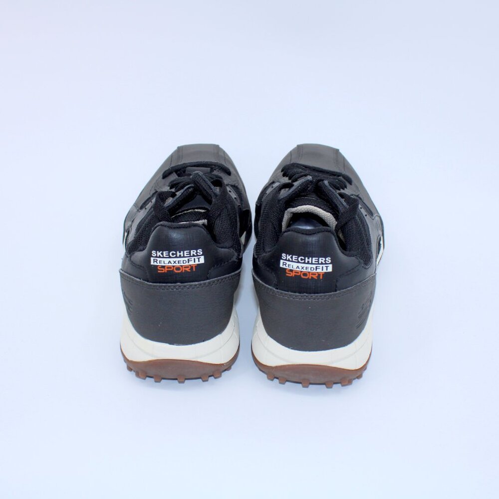Skechers Relaxed Fit Sport Golf Shoes Men's Size 8 Dark Gray Lace Up - Picture 4 of 7